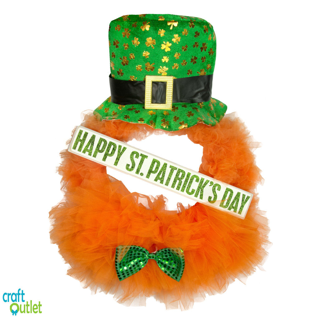 Leprechaun Tulle Wreath