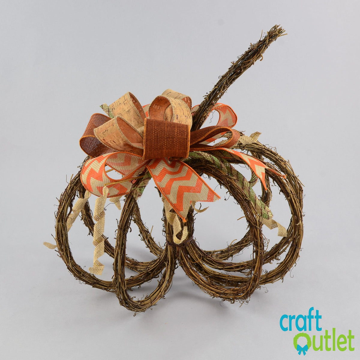 Creating a Multi-Ribbon Fall Bow and Decorating a Pumpkin