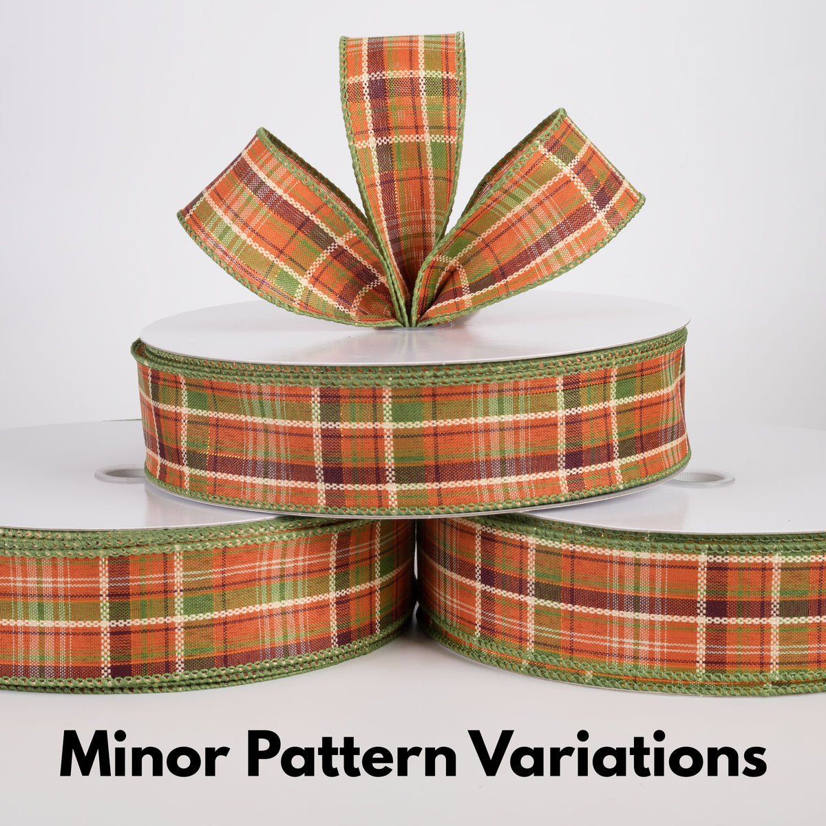 1.5" Homespun Laurel Plaid Ribbon: Fall (50 Yards) Lifestyle Photo