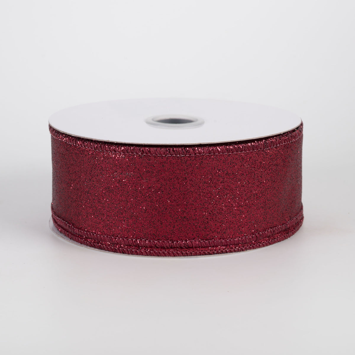 1.5" Shimmer Glitter Ribbon: Cranberry Red (10 Yards) Item Number: RGC1596Y6