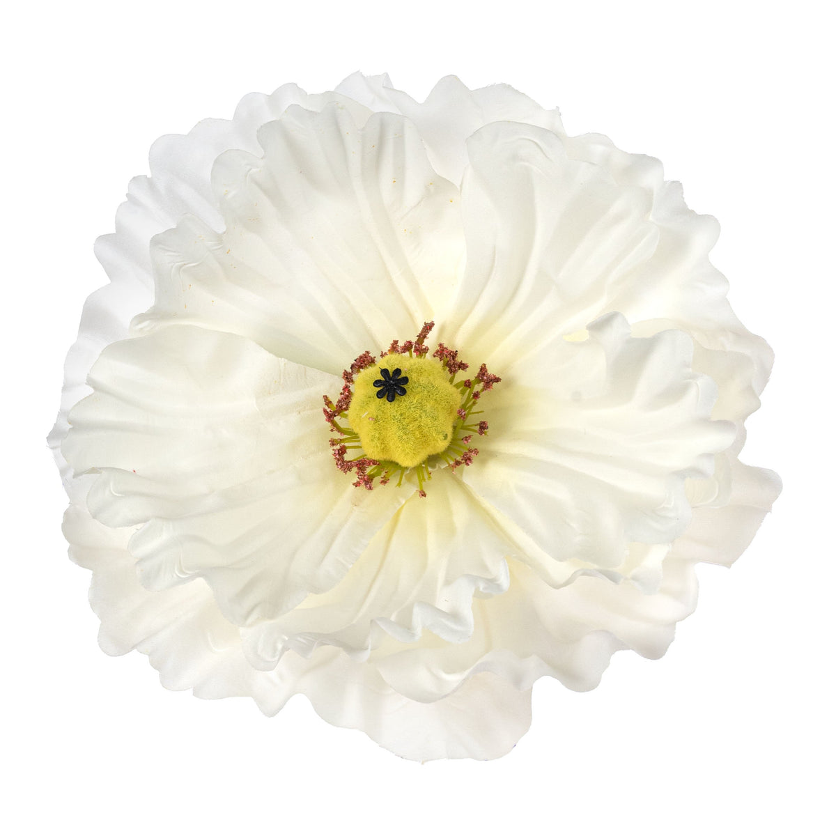 11" Oversized Poppy Head: Cream Item Number: 64064CM