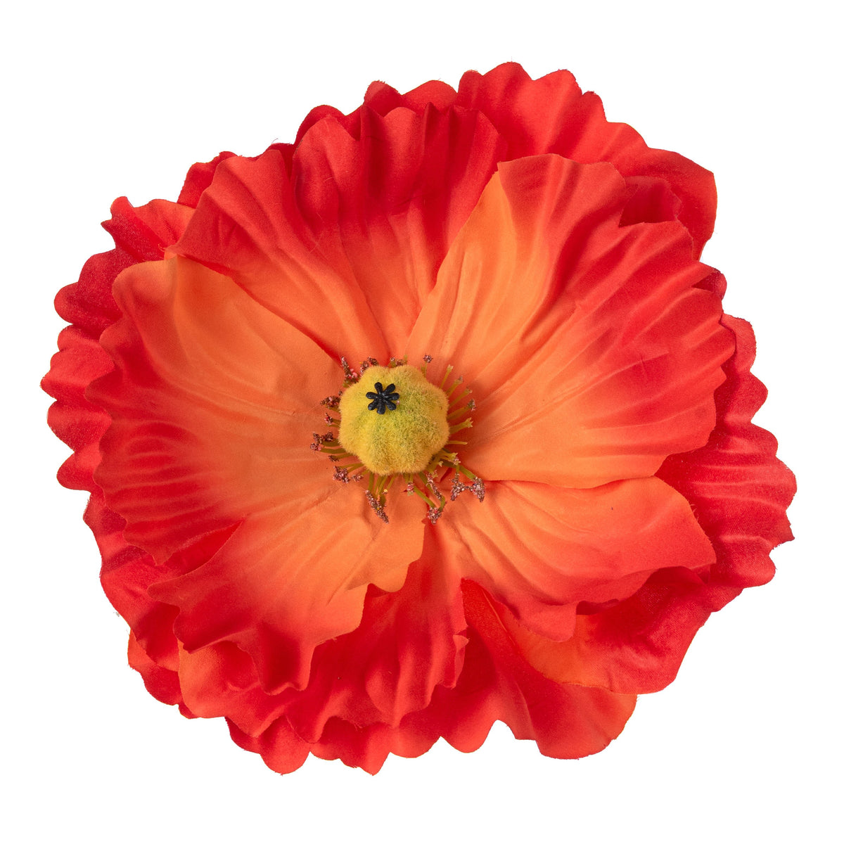 11" Oversized Poppy Head: Orange Item Number: 64064OR