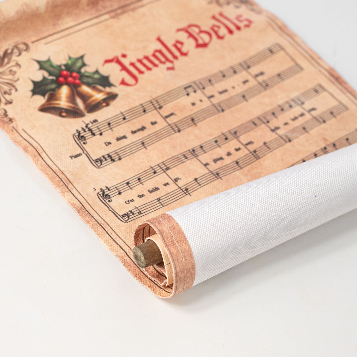13" x 7" Music Sheet Banner: Jingle Bells detail photo 3
