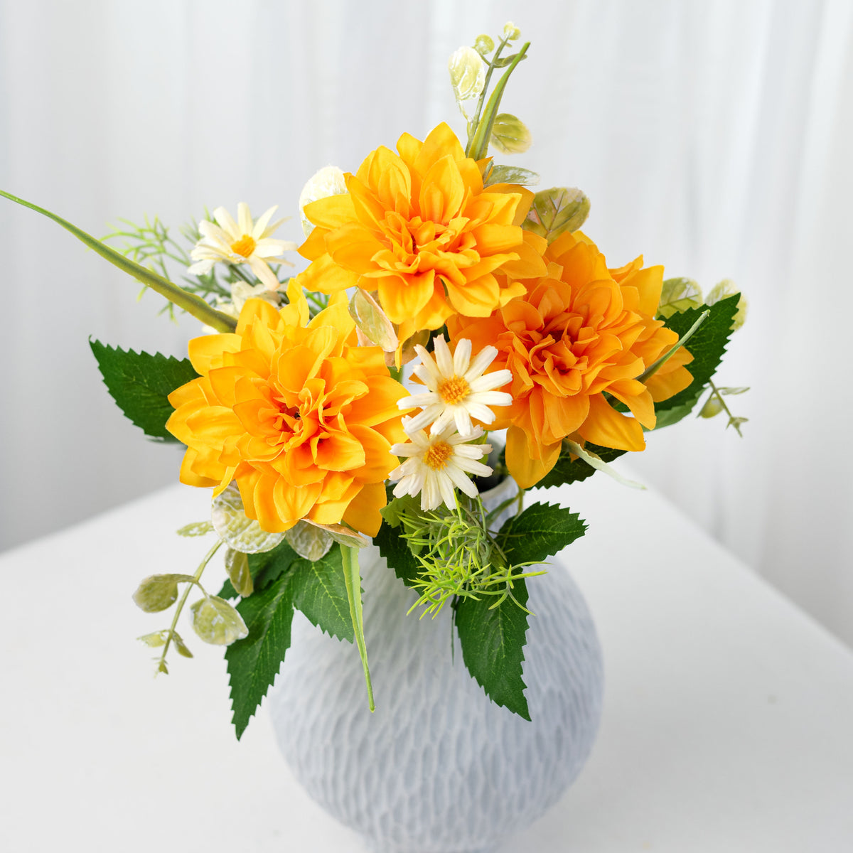 15" Mixed Dahlia Bush: Golden Yellow Item Number: 64030YW