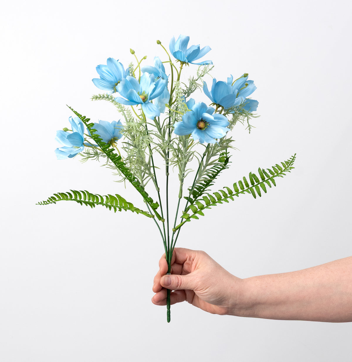 16" Cosmos Bush: Blue (5 Stem) detail photo 3