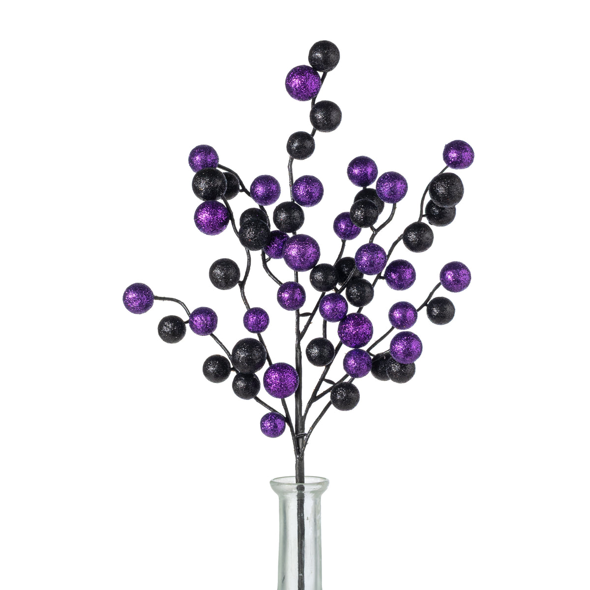 17" Mixed Glitter Ball Pick: Black & Purple Item Number: XP3800K3