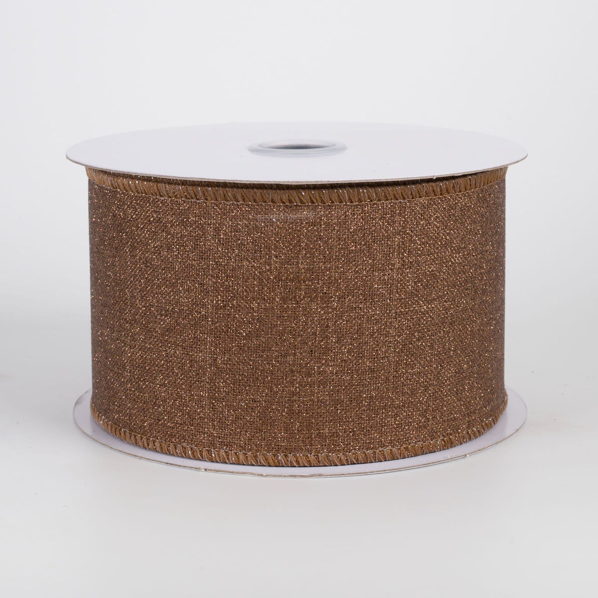 2.5" Fine Glitter on Royal Ribbon: Brown (10 Yards) Item Number: RGE138104