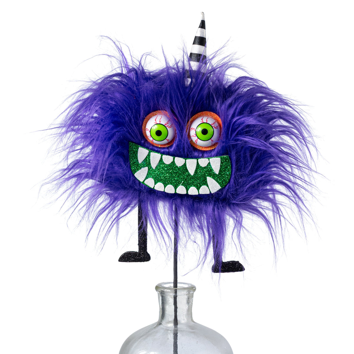21" Furry Halloween Monster Spray: Purple Item Number: 57377PU