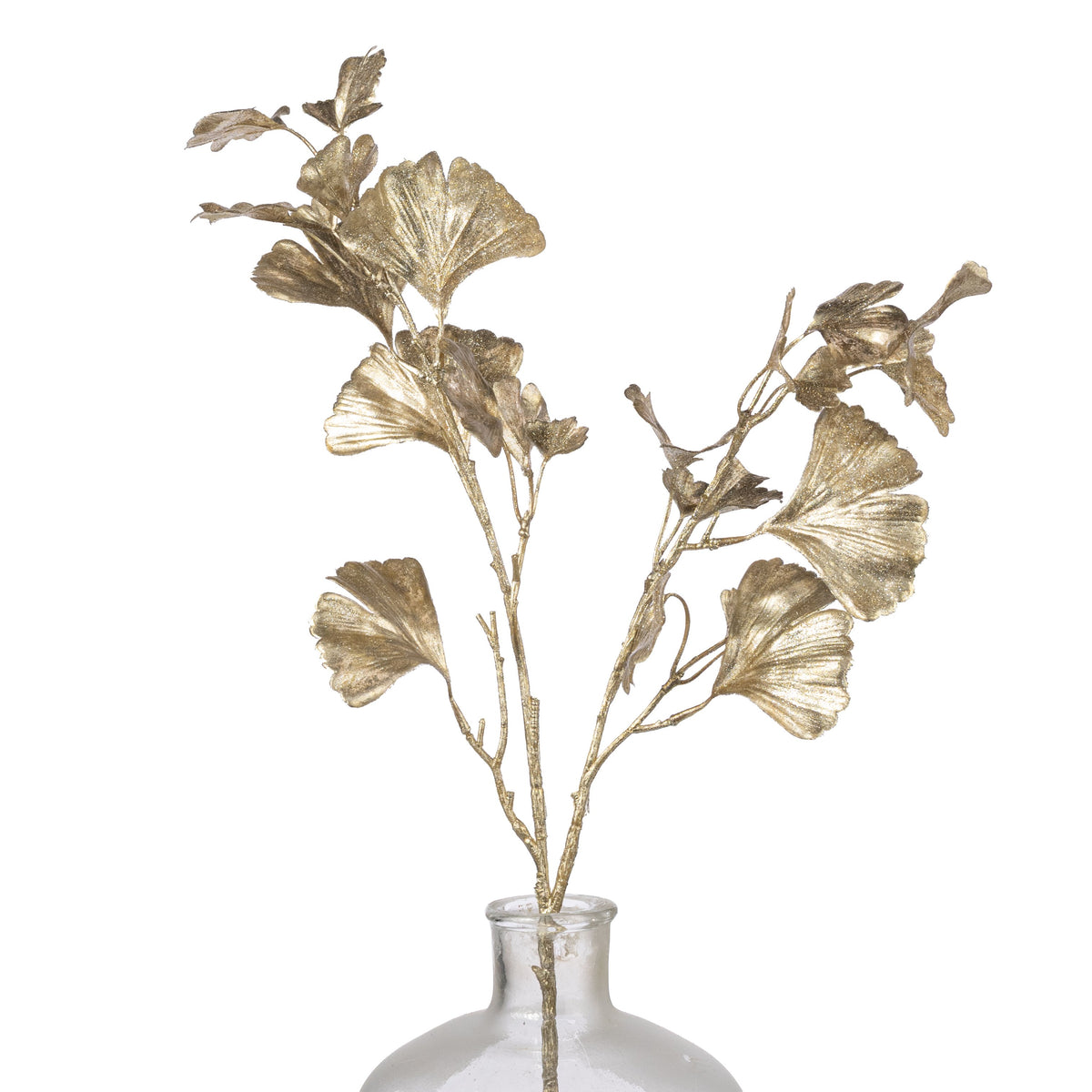 24" Gingko Leaf Spray: Champagne Gold Item Number: 2826172CH