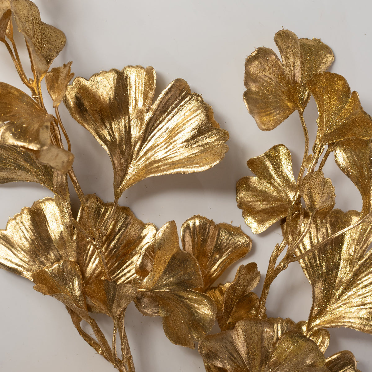 24" Gingko Leaf Spray: Gold Lifestyle Photo