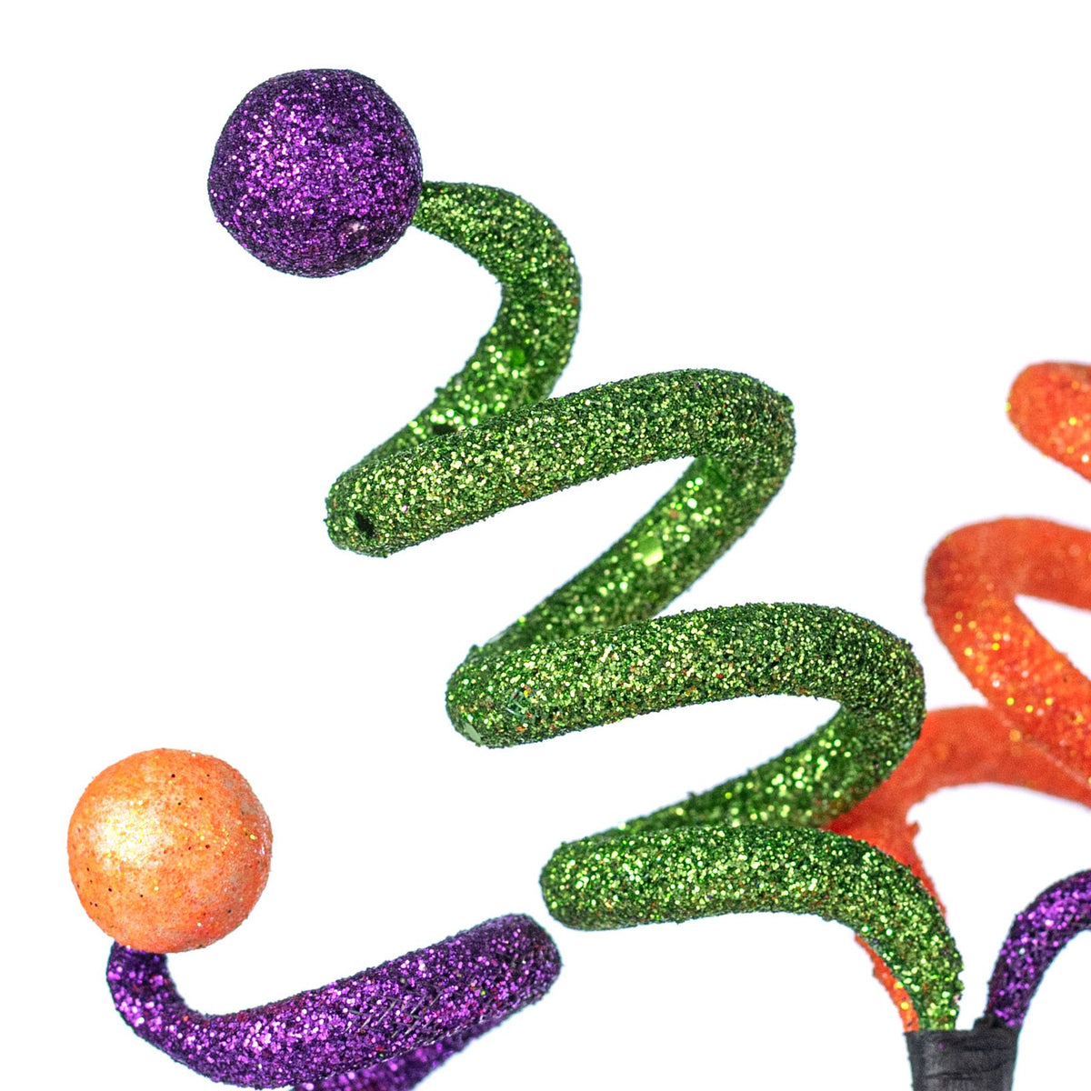 26:" Curly Ball Spray: Bright Halloween Lifestyle Photo