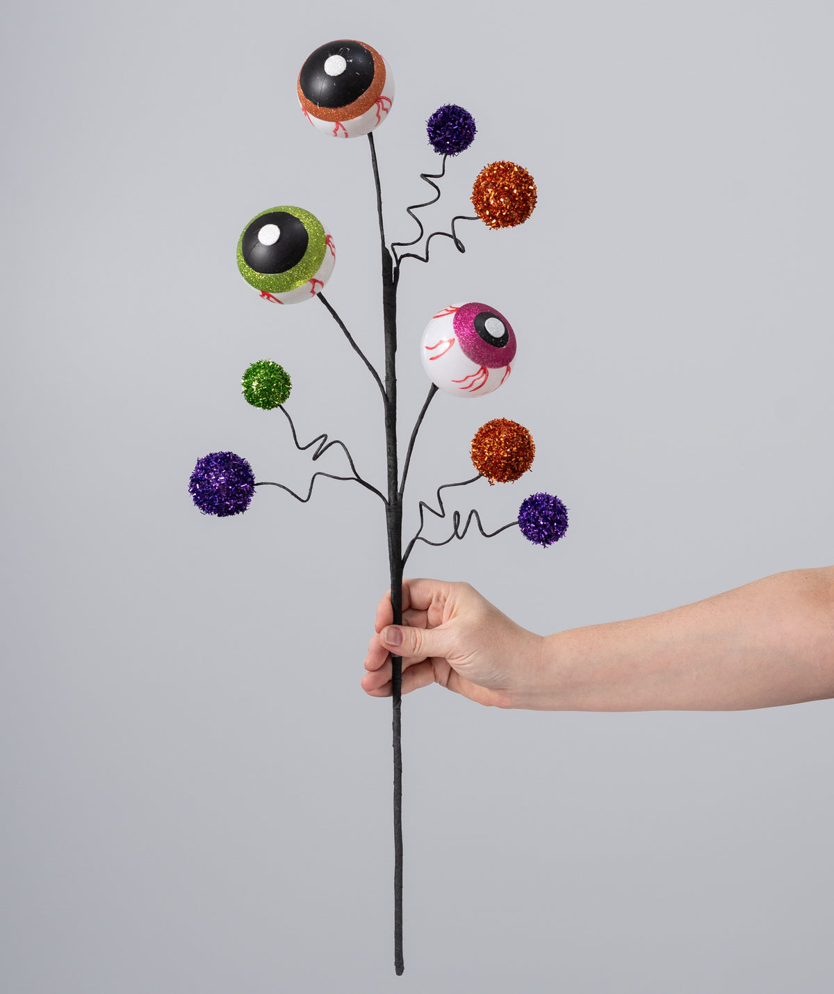 28" Monster Eyeballs Spray: Bright Halloween detail photo 3
