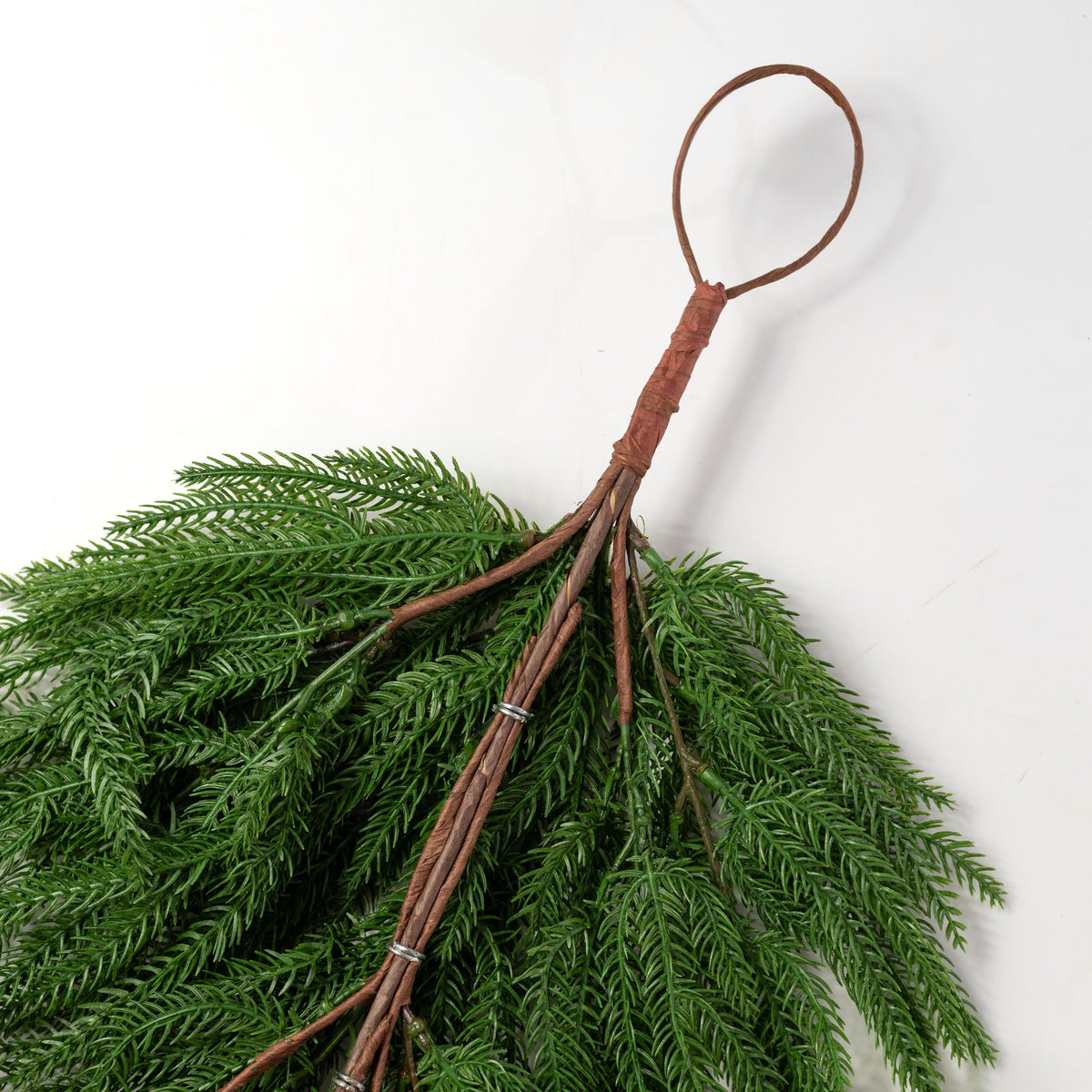 28" Soft Touch Norfolk Pine Teardrop: Fresh Green detail photo 5