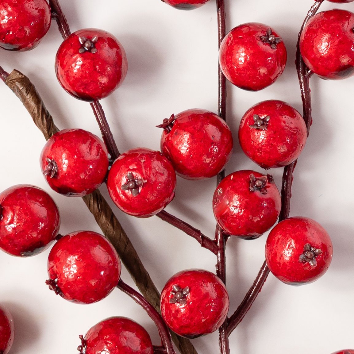 29" Weather Resistant Crabapple Spray: Red Lifestyle Photo