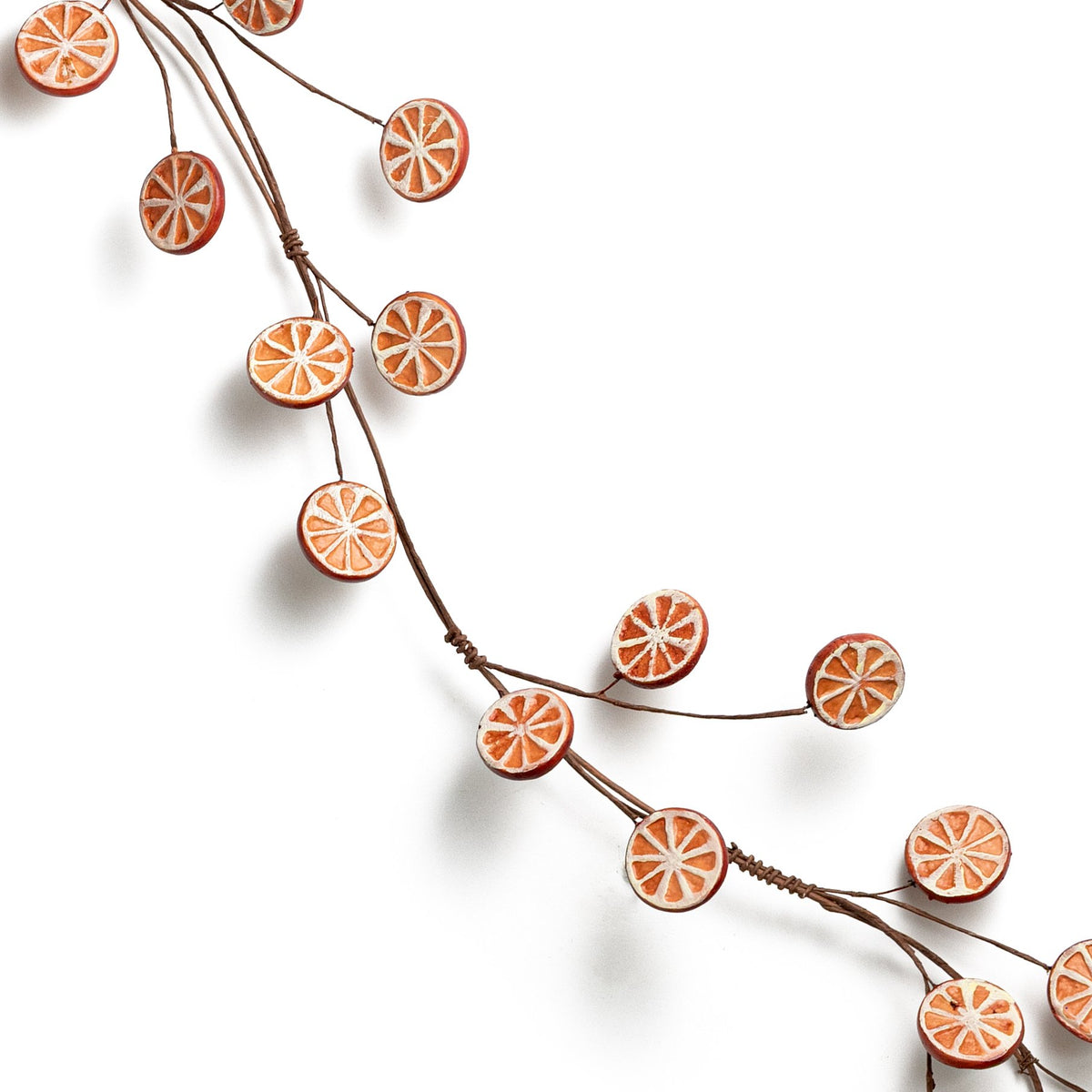 48" Faux Orange Slices Garland Item Number: 31361