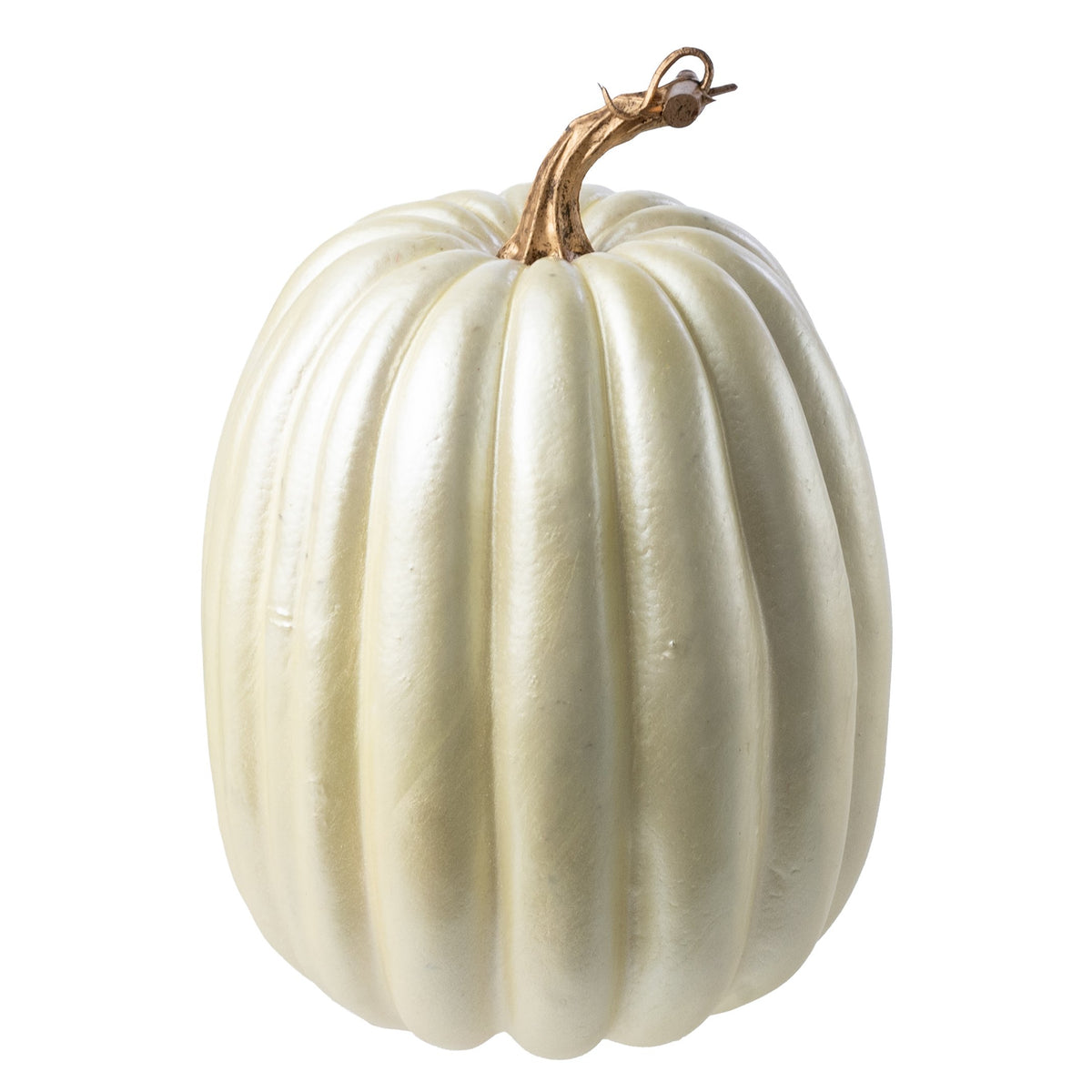 7.5" Tall Foam Pumpkin: Cream Item Number: 85853-CR