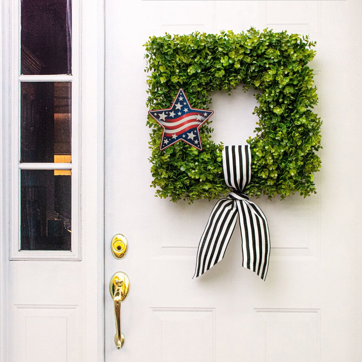 8.5" Star Waterproof Accent: Patriotic Stars and Stripes Lifestyle Photo