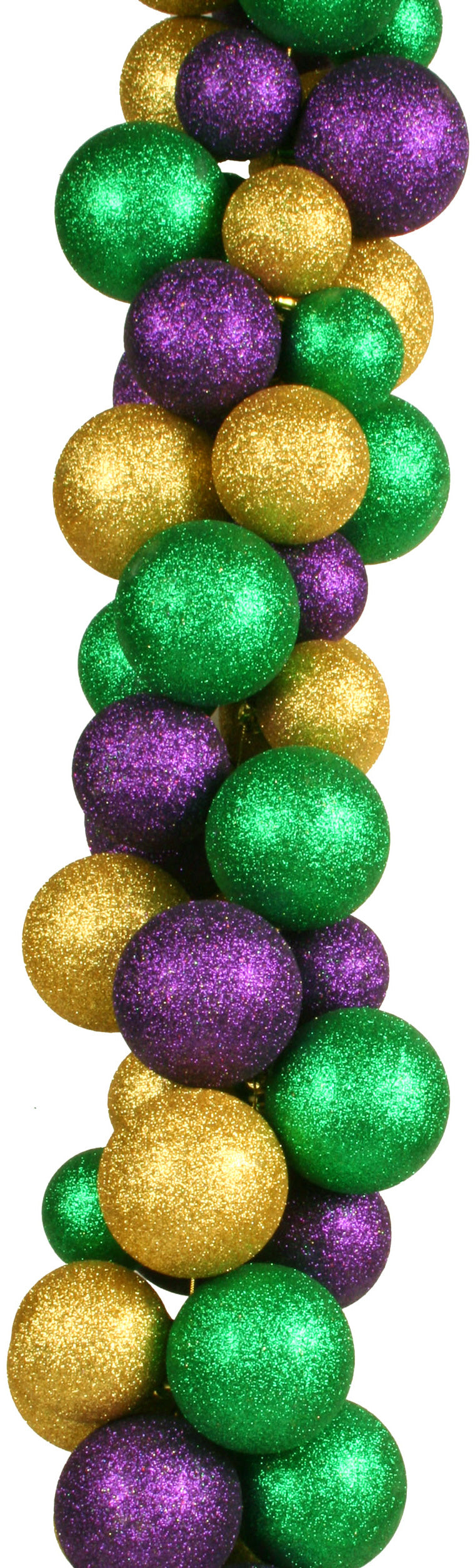Deluxe Mardi Gras Ball Garland: 6'
