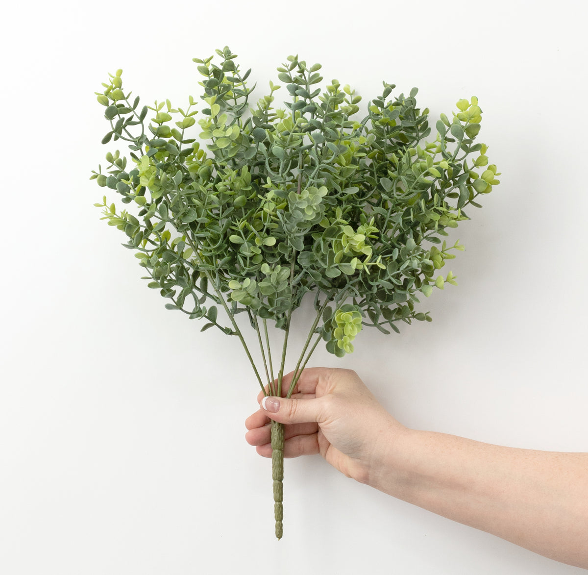 18" Plastic Eucalyptus Bush