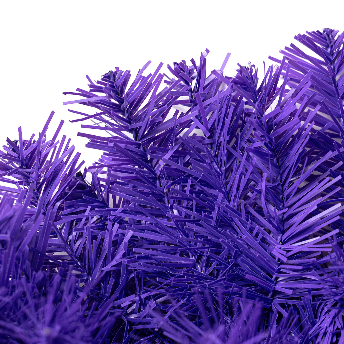 24" Pine PVC Wreath: Purple (180 Tips)
