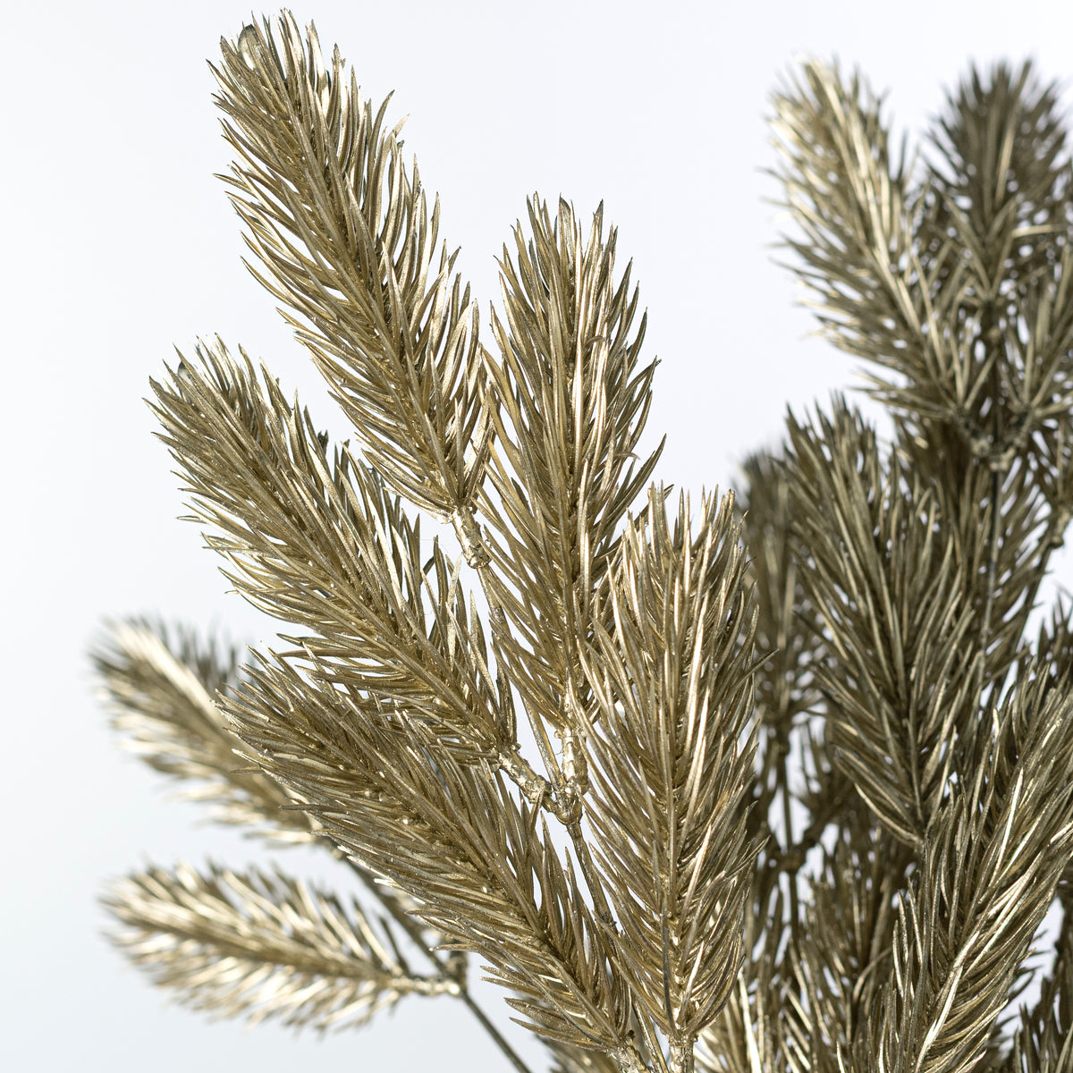 18" Pine Bush: Matte Metallic Champagne Gold