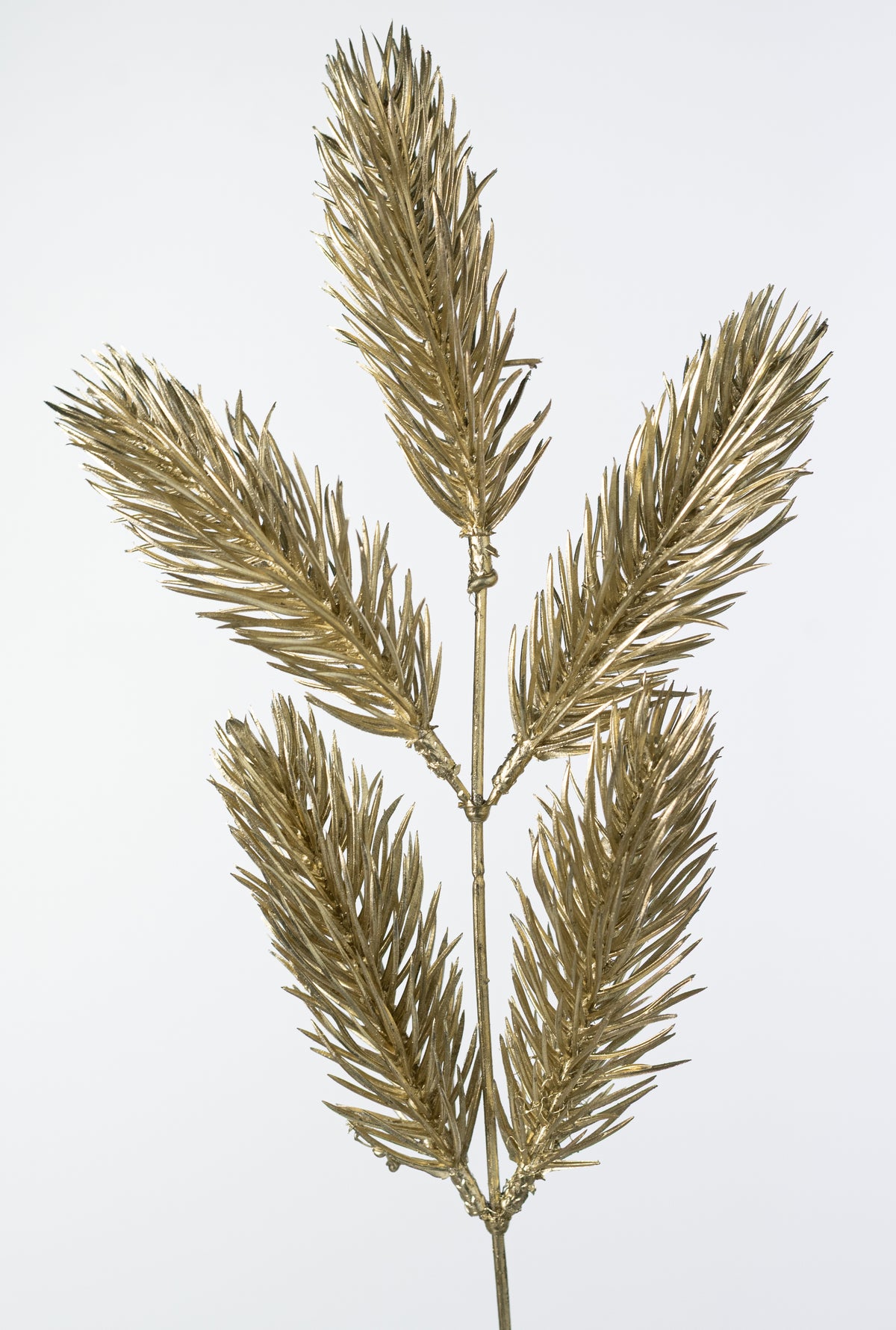 18" Pine Bush: Matte Metallic Champagne Gold