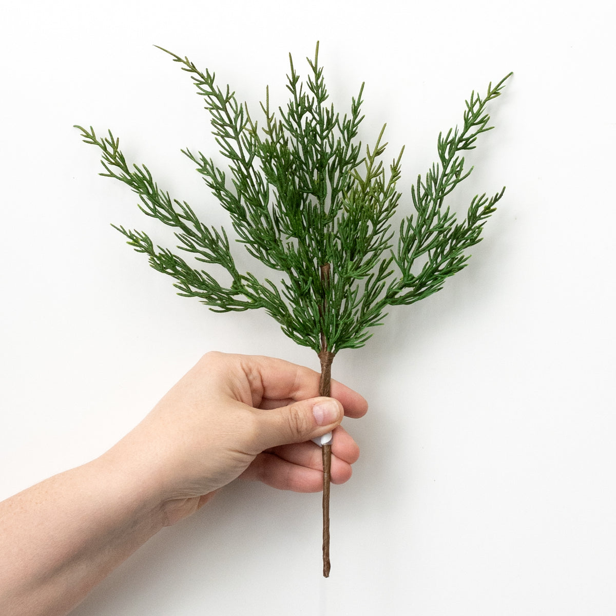 12" Artificial Cedar Pick: Two-Tone Green detail photo 3