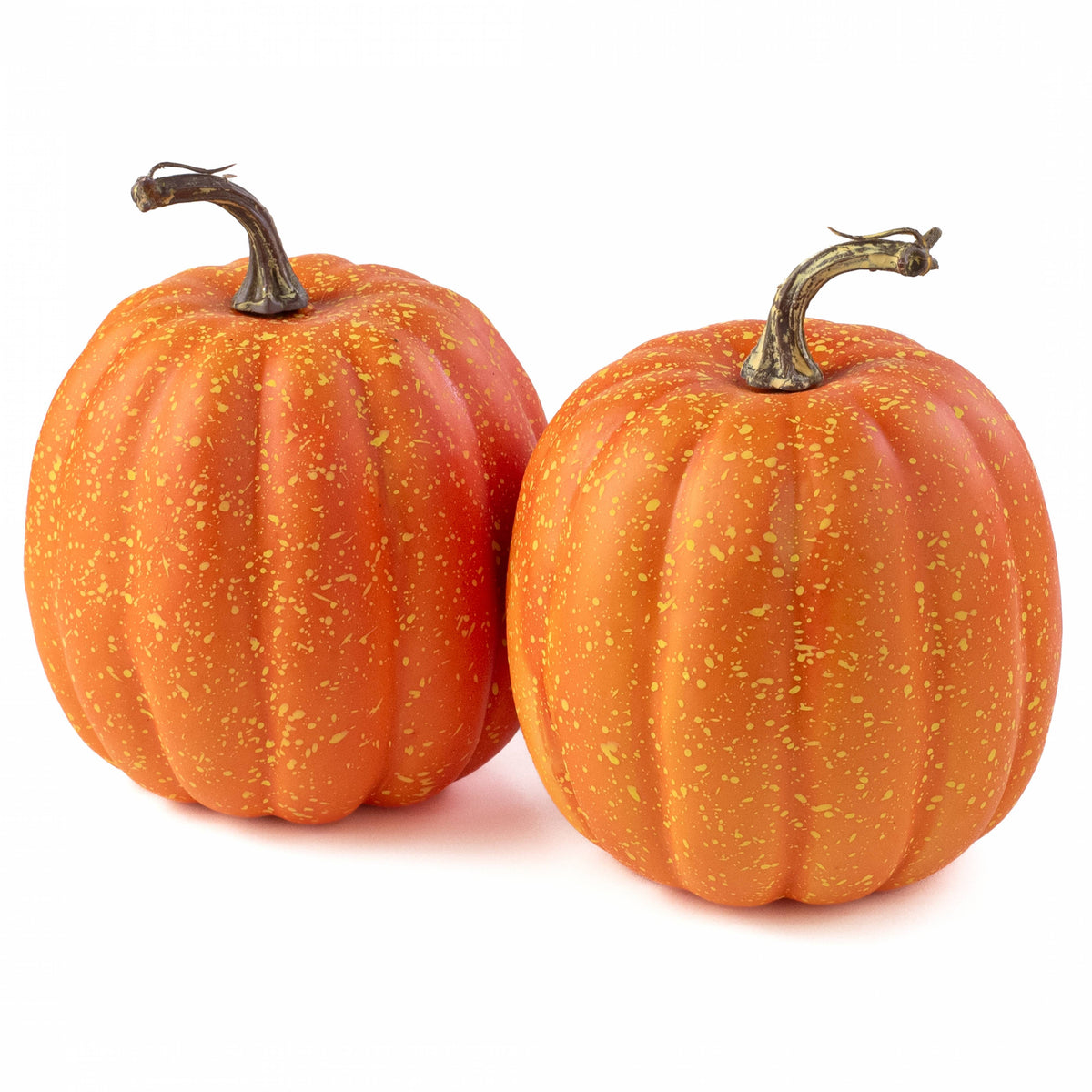 6.5" Artificial Pumpkins: Orange (Set of 2) Item Number: 59267-OR