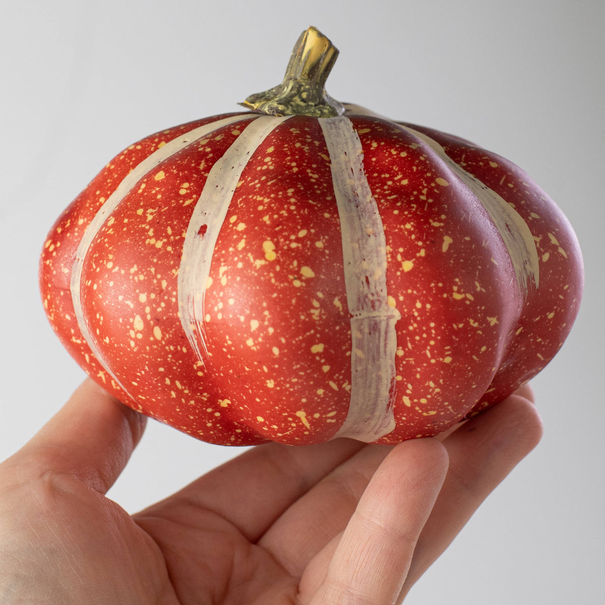 Assorted Artificial Pumpkins & Gourds: Orange & Yellow (Bag of 6) detail photo 5