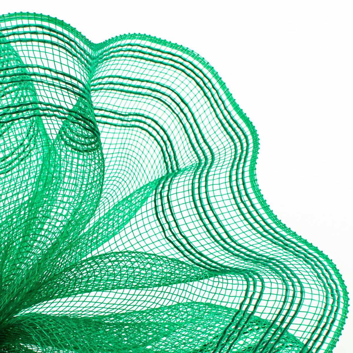 10" Border Stripe Mesh: Emerald Green Lifestyle Photo