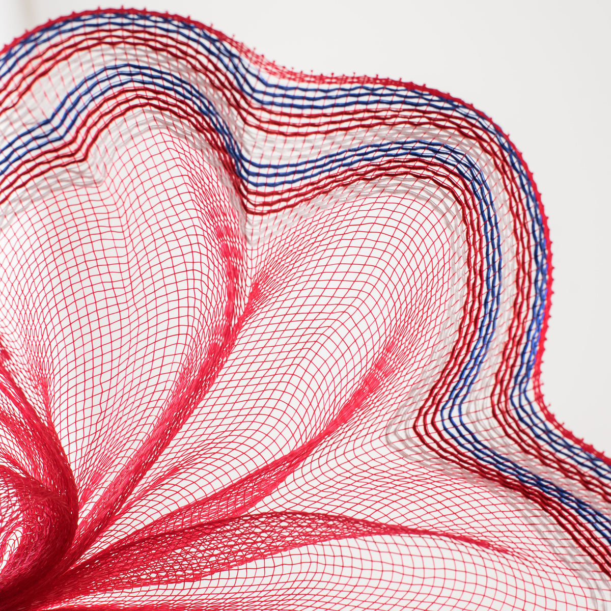 10" Border Stripe Mesh: Red, White, Blue Lifestyle Photo