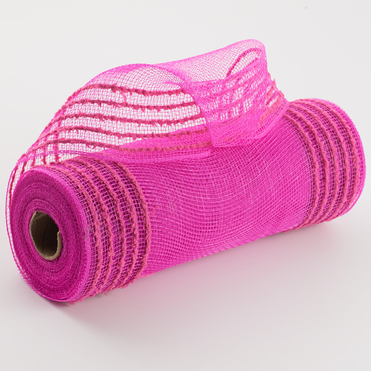 10" Border Stripe Snowdrift Mesh: Hot Pink Item Number: RY811411
