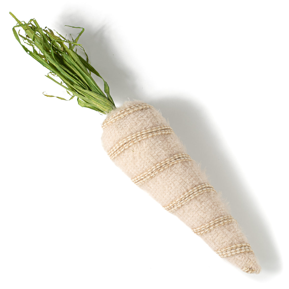 18" Braided Rope Fuzzy Jumbo Carrot: Beige Item Number: 63463BE