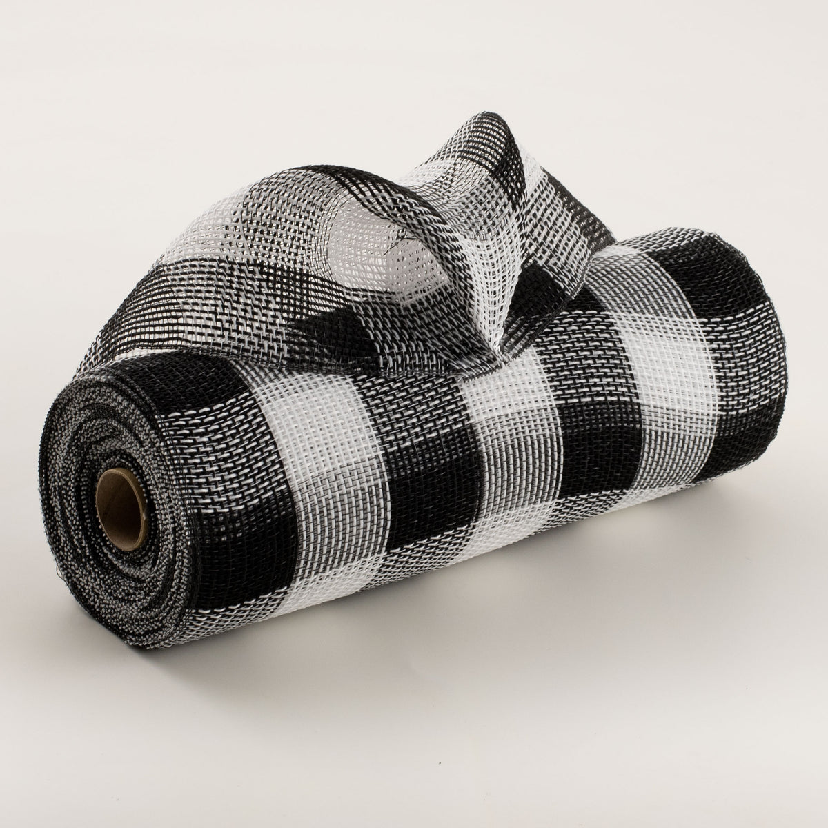 10" Buffalo Plaid Mesh: Black & White Item Number: XB103110-21
