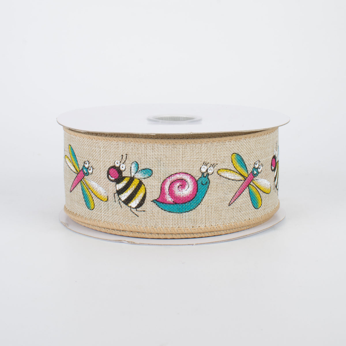 1.5" Bug Ribbon: Natural (10 Yards)