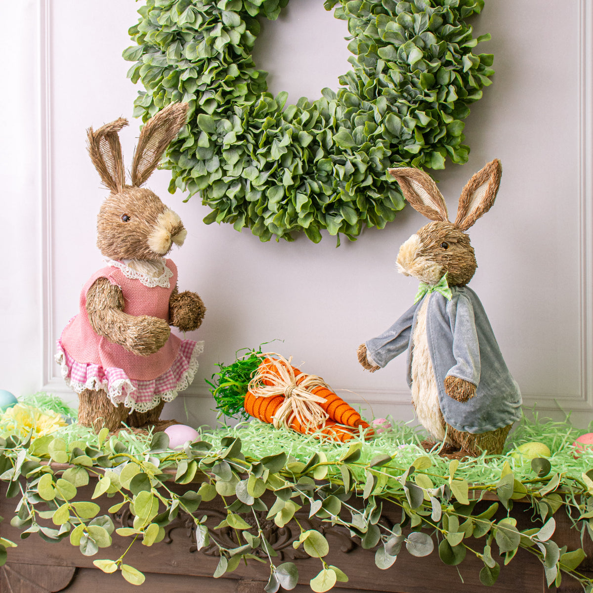10" Burlap Carrot Bundle Lifestyle Photo