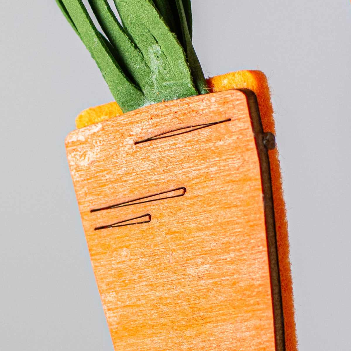 12" Carrot Wooden Cutout Pick: Orange Lifestyle Photo