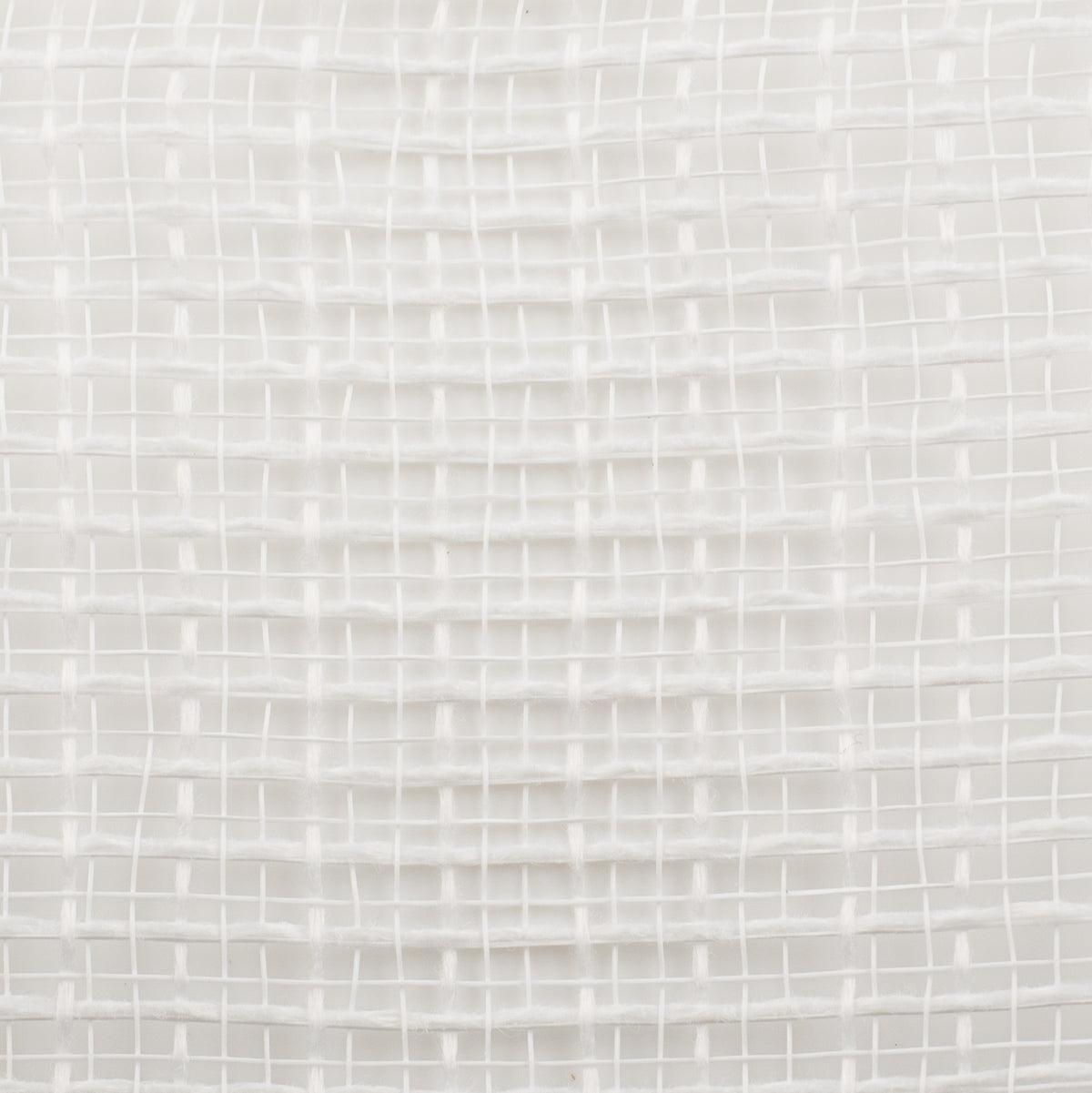 10" Check Fabric Mesh: White detail photo 3