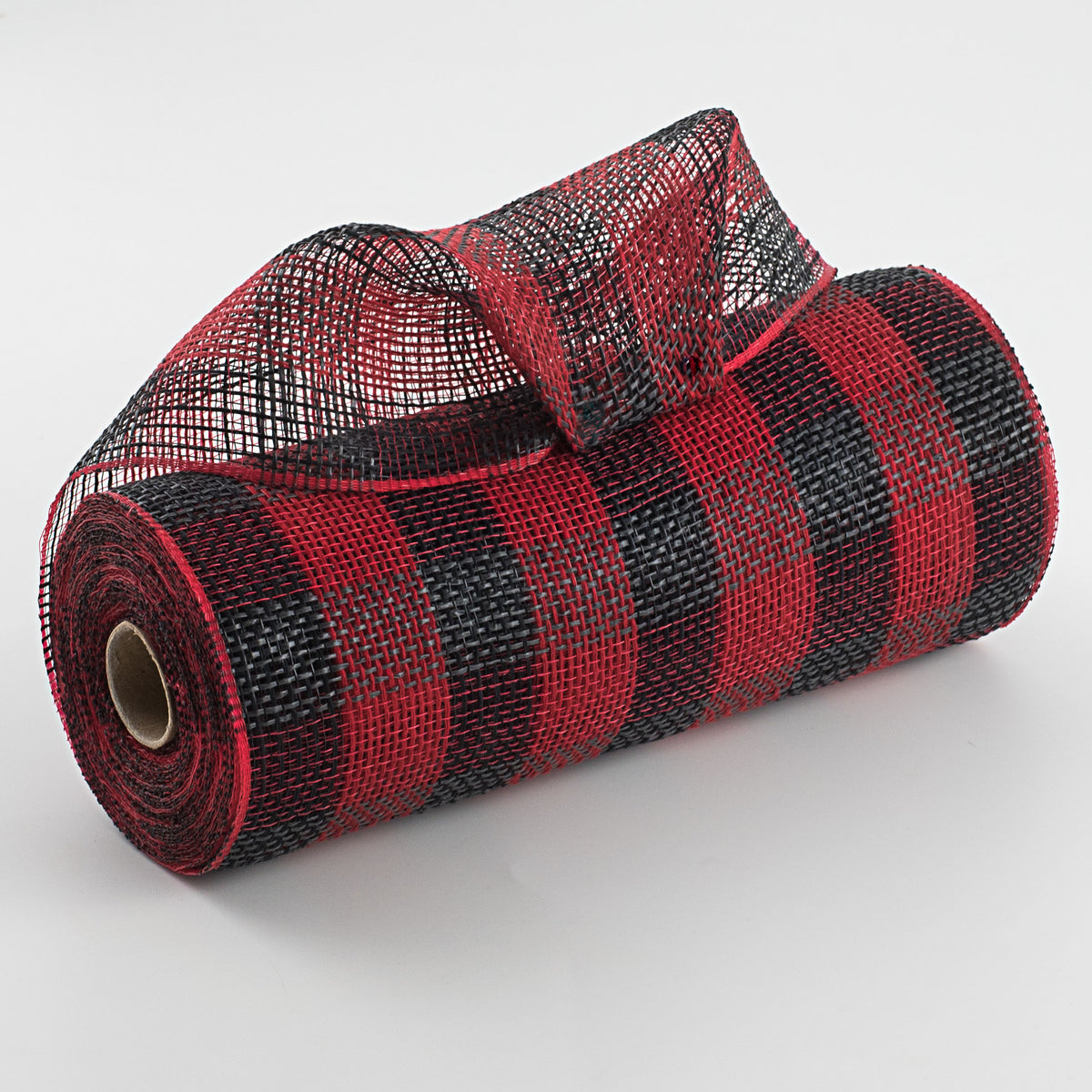 10" Cotton Check Deco Mesh: Buffalo Plaid Item Number: RY8307E6