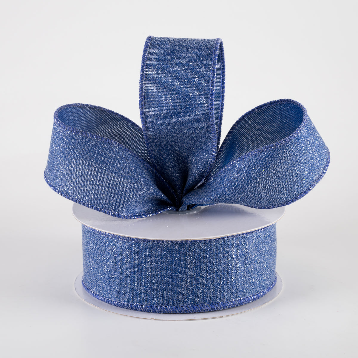 1.5" Crystal Shine Ribbon: Royal Blue (10 Yards) Lifestyle Photo