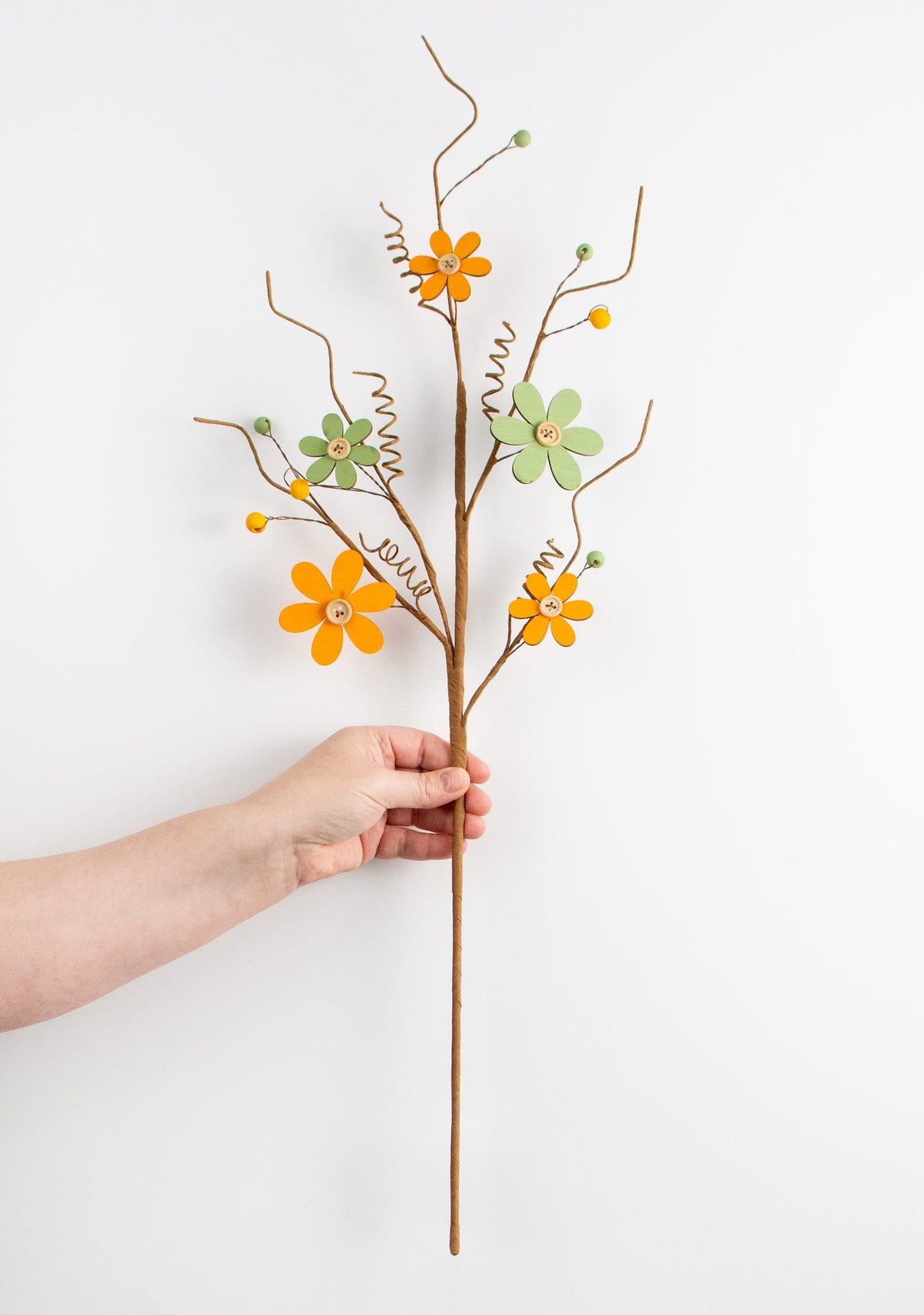 28" Daisy Wooden Cutout Spray detail photo 3