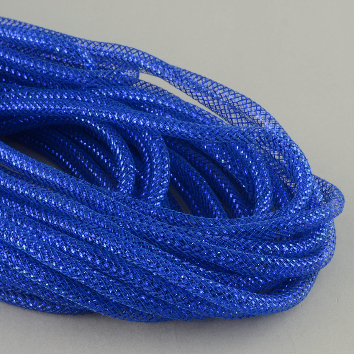 Deco Flex Tubing Ribbon: Metallic Blue (30 Yards) Item Number: RE300459