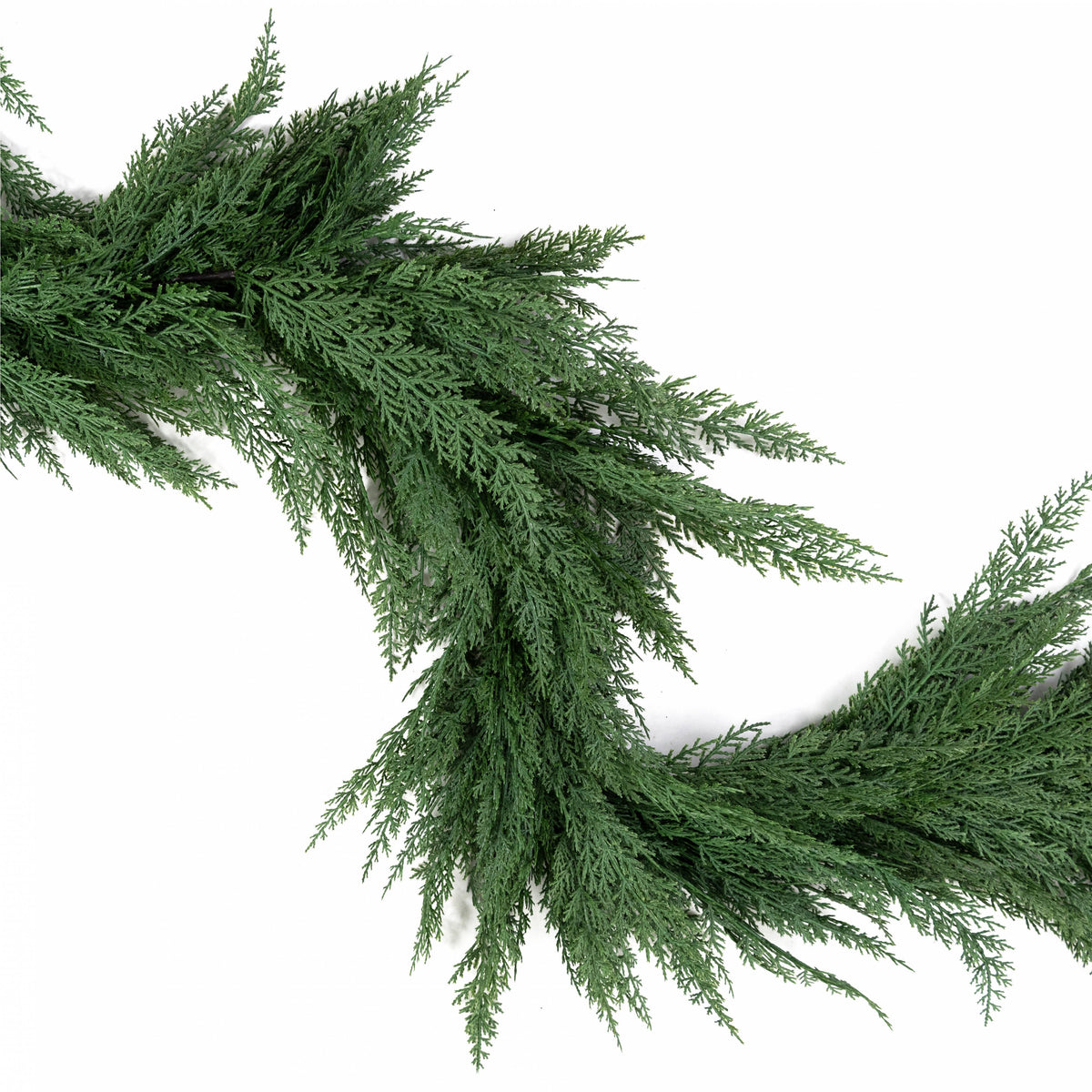 6' Deluxe Faux Cedar Arborvitae Garland Item Number: XX9441