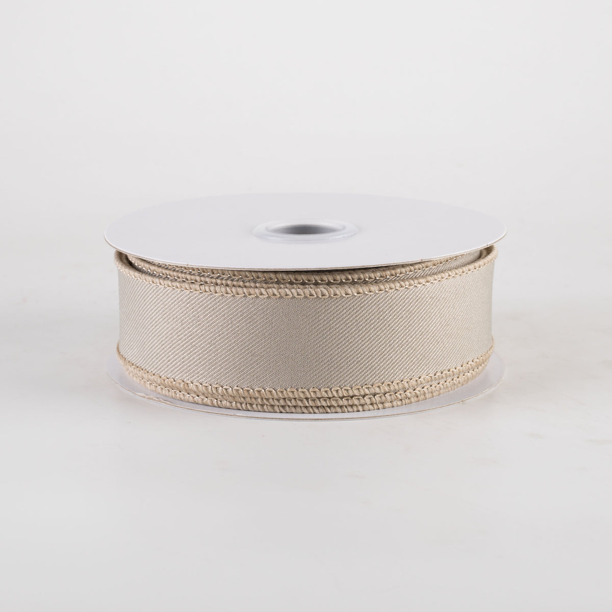 7/8" Diagonal Weave Ribbon: Taupe Brown (10 Yards) Item Number: RGE7202LR