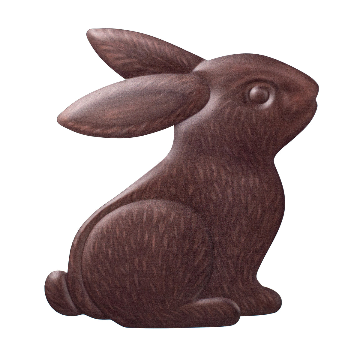 12" Embossed Metal Sign: Chocolate Bunny Item Number: MD126876