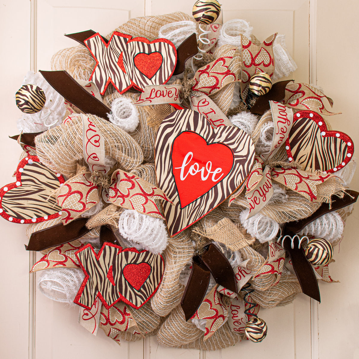 15" Fabric Ball Pick: Zebra Lifestyle Photo