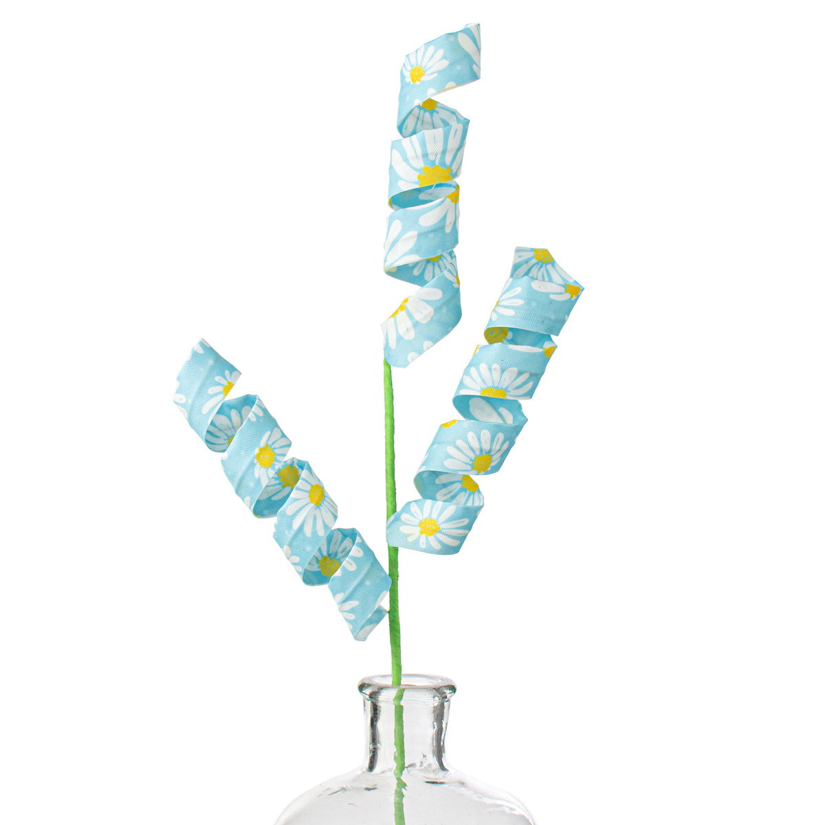 24" Fabric Curl Spray: Blue Daisy Item Number: 63220BL