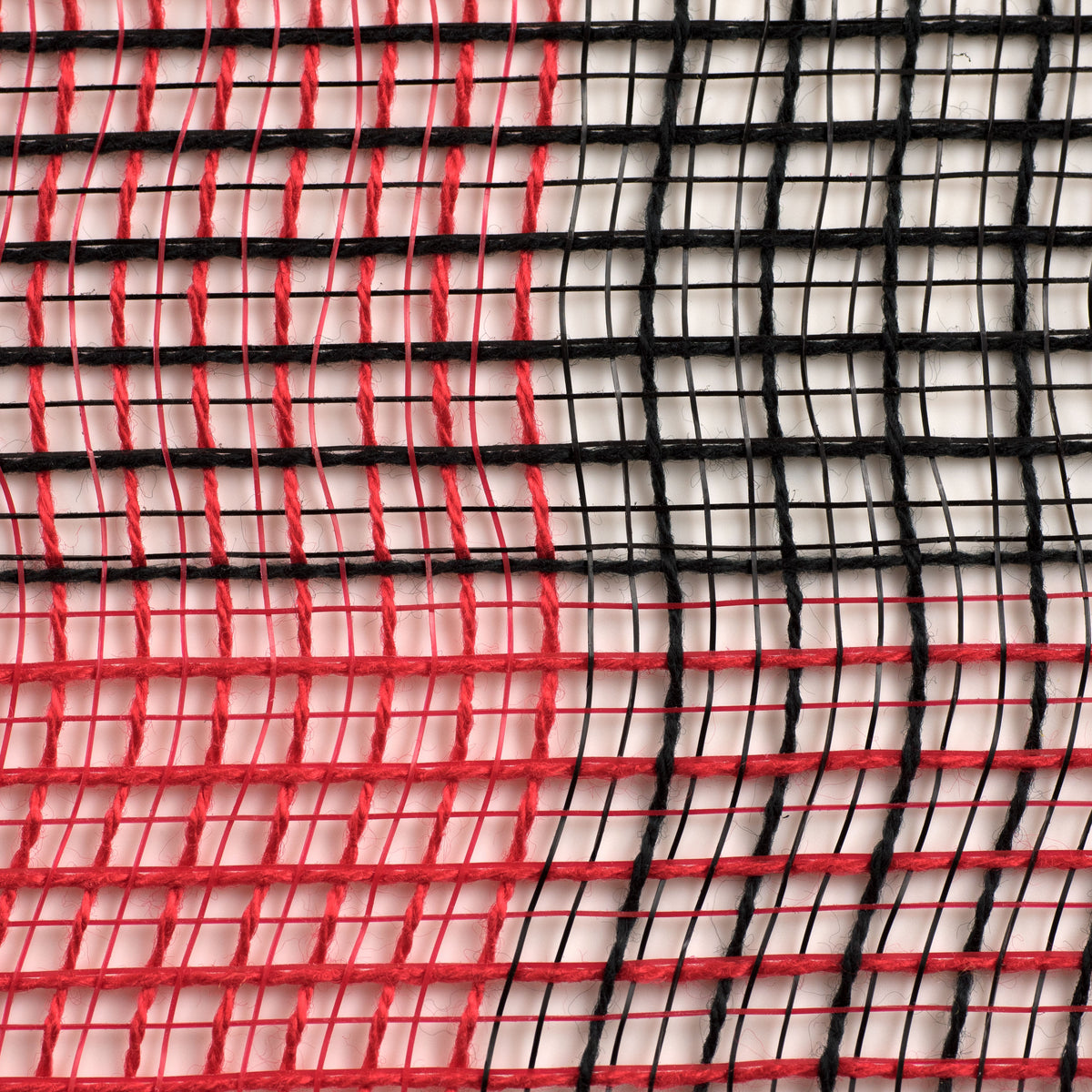 21" Fabric Mesh: Black & Red Plaid detail photo 3
