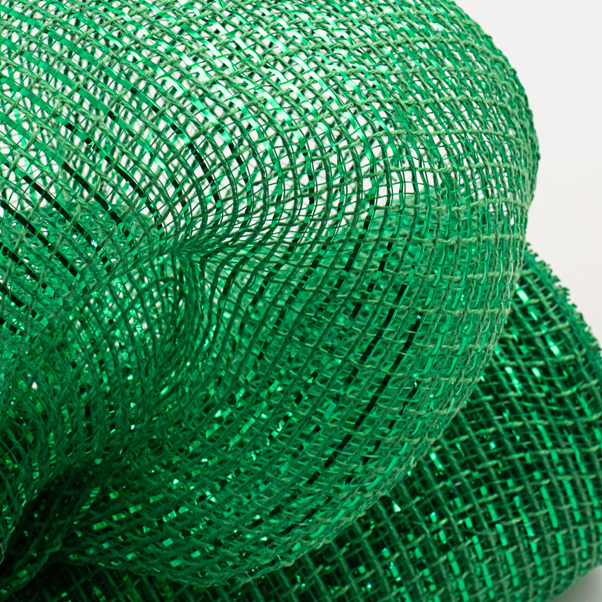 10" Fabric Mesh: Metallic Emerald Lifestyle Photo