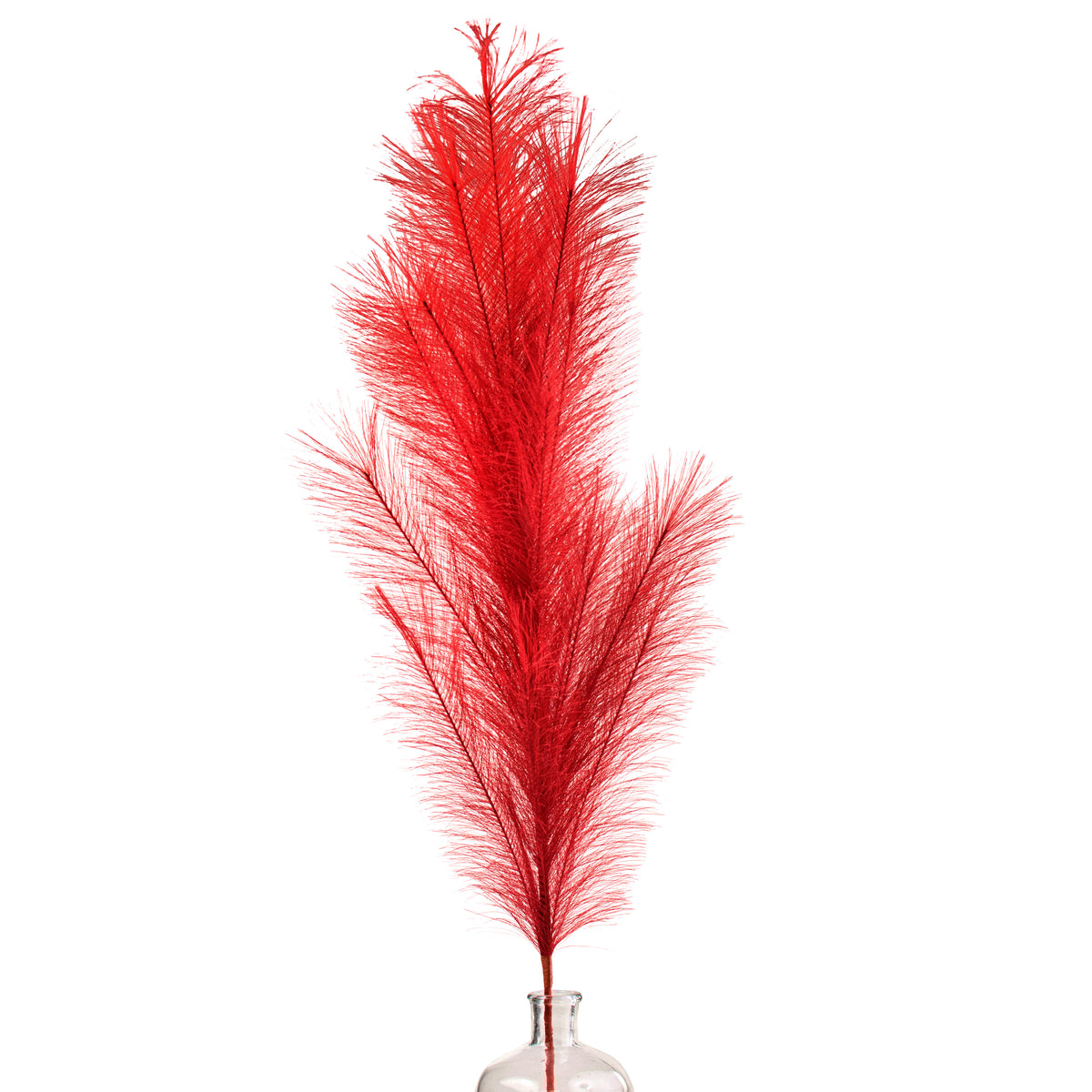 43" Fabric Pampas Grass Spray: Red Item Number: FG602024